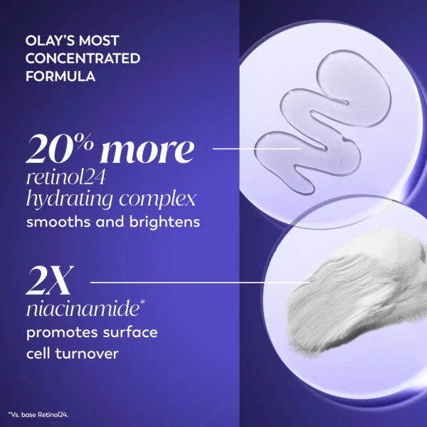 Olay Skincare Retinol 24 MAX Face Moisturizer for Night, Regenerist Anti-Aging Cream, 1.7 oz Jar - 3