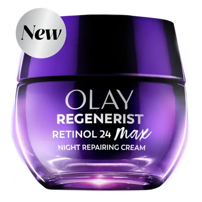 Olay Skincare Retinol 24 MAX Face Moisturizer for Night, Regenerist Anti-Aging Cream, 1.7 oz Jar - OLAY