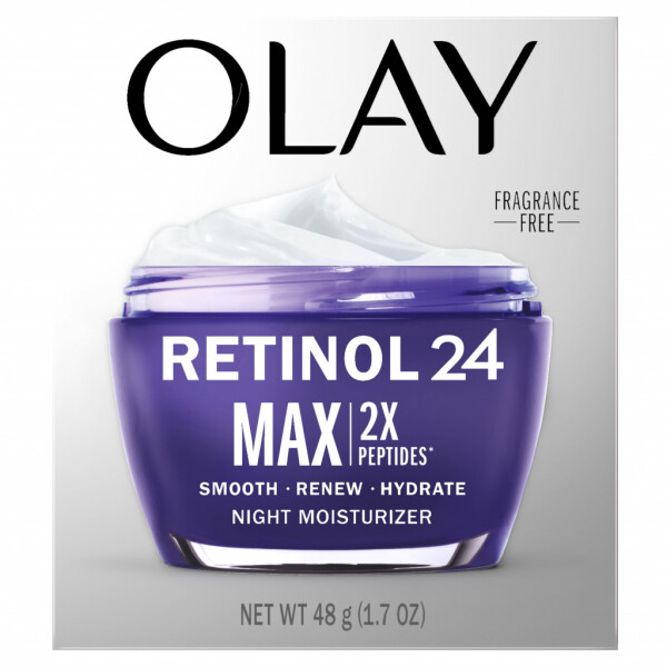 Olay Skincare Retinol 24 MAX Face Moisturizer for Night, Regenerist Anti-Aging Cream, 1.7 oz Jar - 5