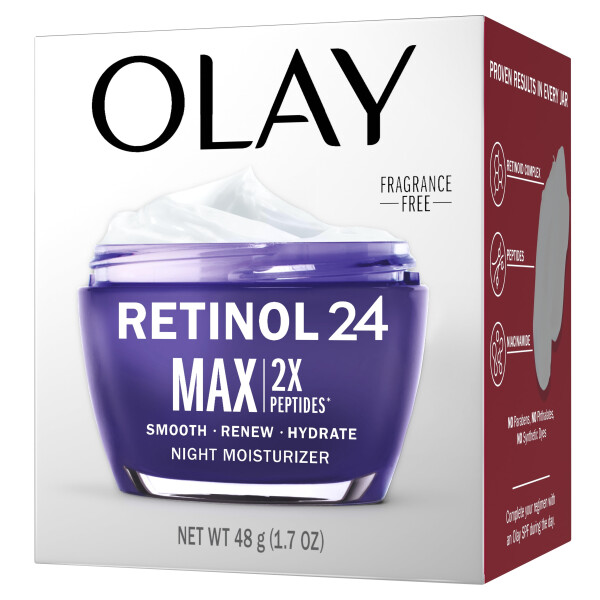 Olay Skincare Retinol 24 MAX Gece Nemlendirici Krem, Anti-aging Krem, 1.7 oz Kavanoz - 8