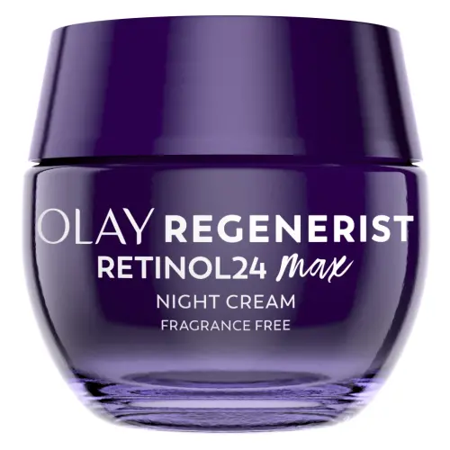 Olay Retinol 24 Max Night Moisturizing Cream with Triple Collagen Peptide, Fragrance-Free, 1.7 fl oz - 19