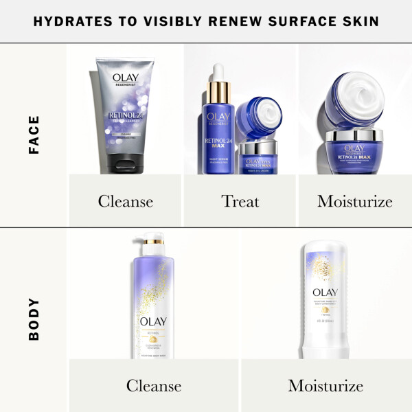 Olay Skincare Retinol 24 MAX Увлажняющий ночной крем для лица, омолаживающий крем, 1,7 унций в банке - 32