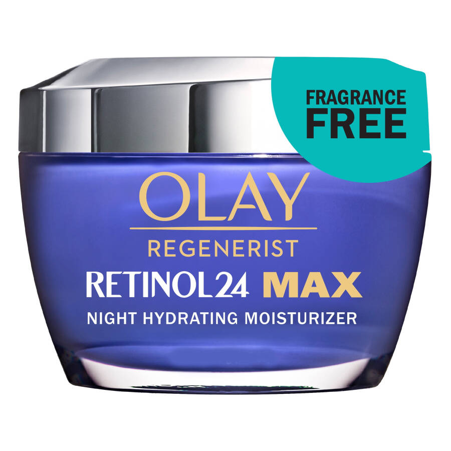 Olay Skincare Retinol 24 MAX Увлажняющий ночной крем для лица, омолаживающий крем, 1,7 унций в банке - 37