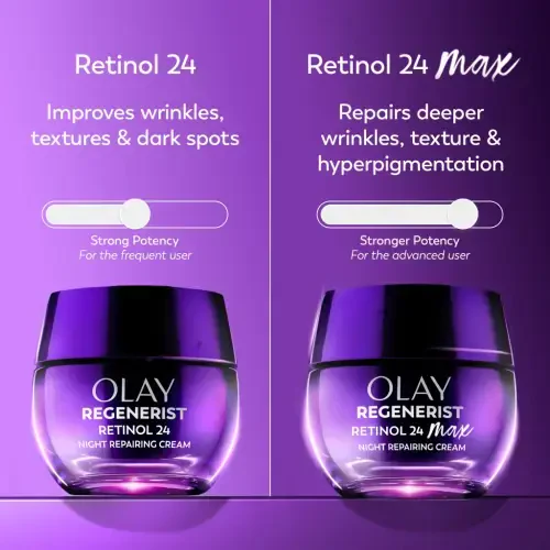 Olay Skincare Retinol 24 MAX Увлажняющий ночной крем для лица, омолаживающий крем, 1,7 унций в банке - 3