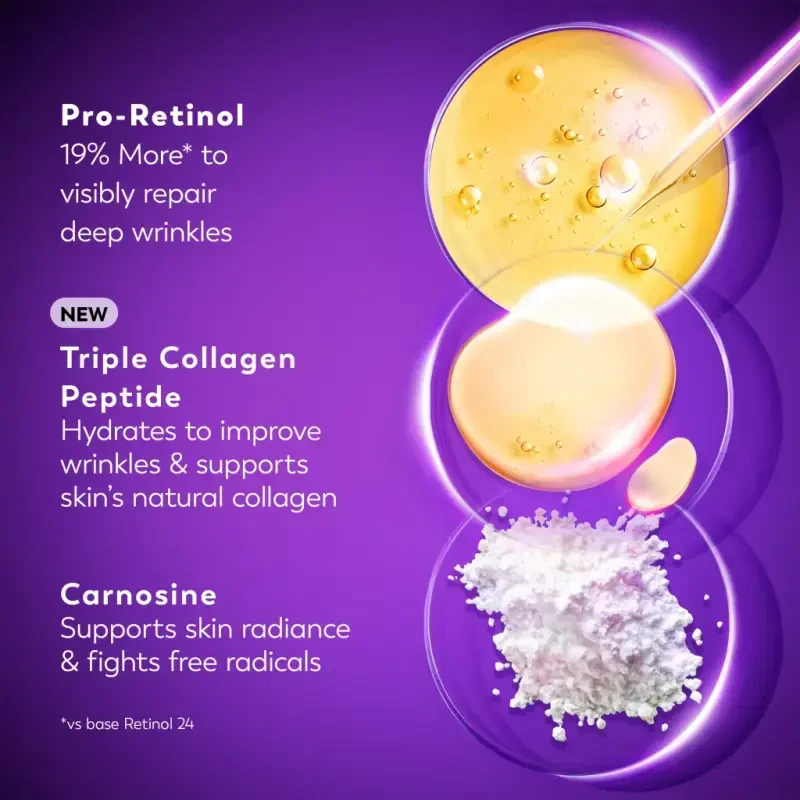 Olay Skincare Retinol 24 MAX Увлажняющий ночной крем для лица, омолаживающий крем, 1,7 унций в банке - 6