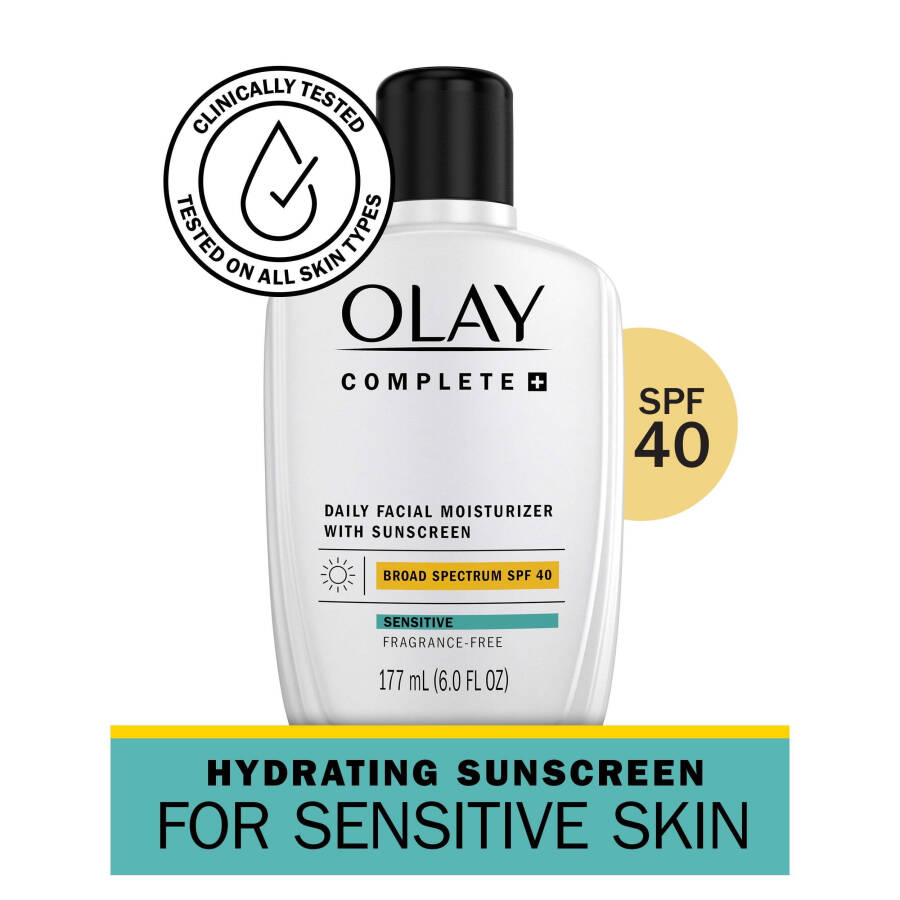 Olay Sunscreen bilan yuz kremi, Complete PlusSPF 40, 6 fl oz - 2