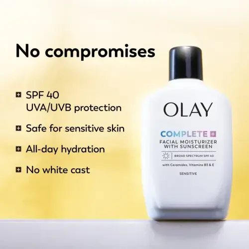 Olay Complete Face Moisturizer with SPF 40 Fragrance-Free for Sensitive Skin, 6 oz- - OLAY (1)