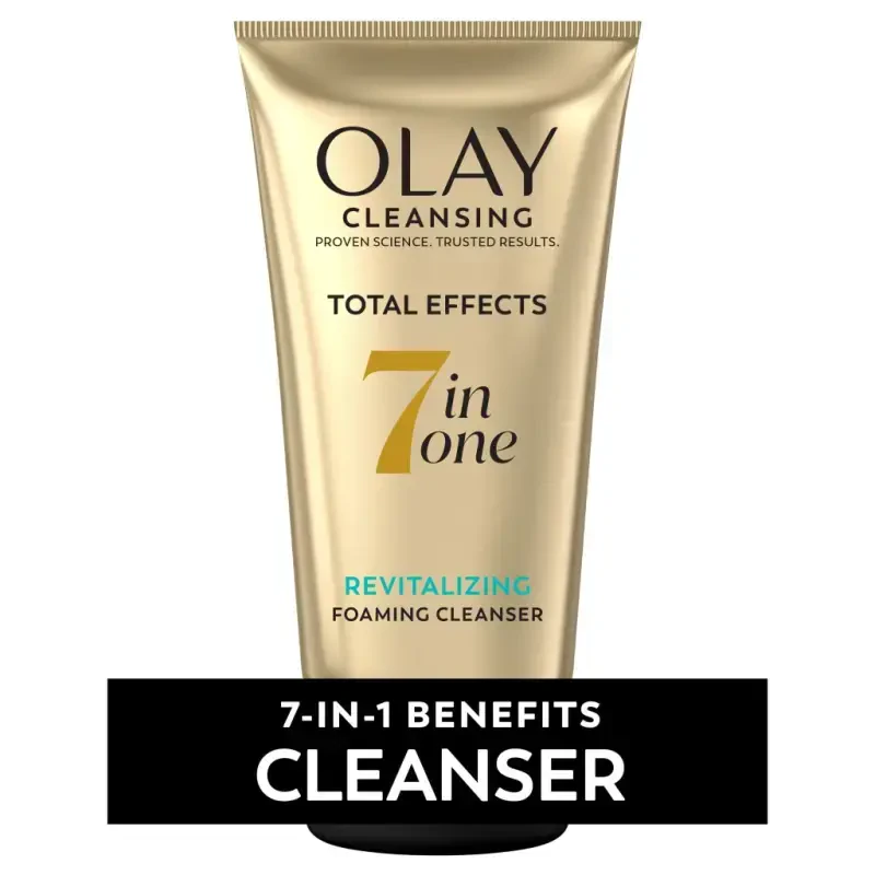 Olay Total Effects Revitalizing Foaming Facial Cleanser, All Skin Types 5.0 fl oz - 1