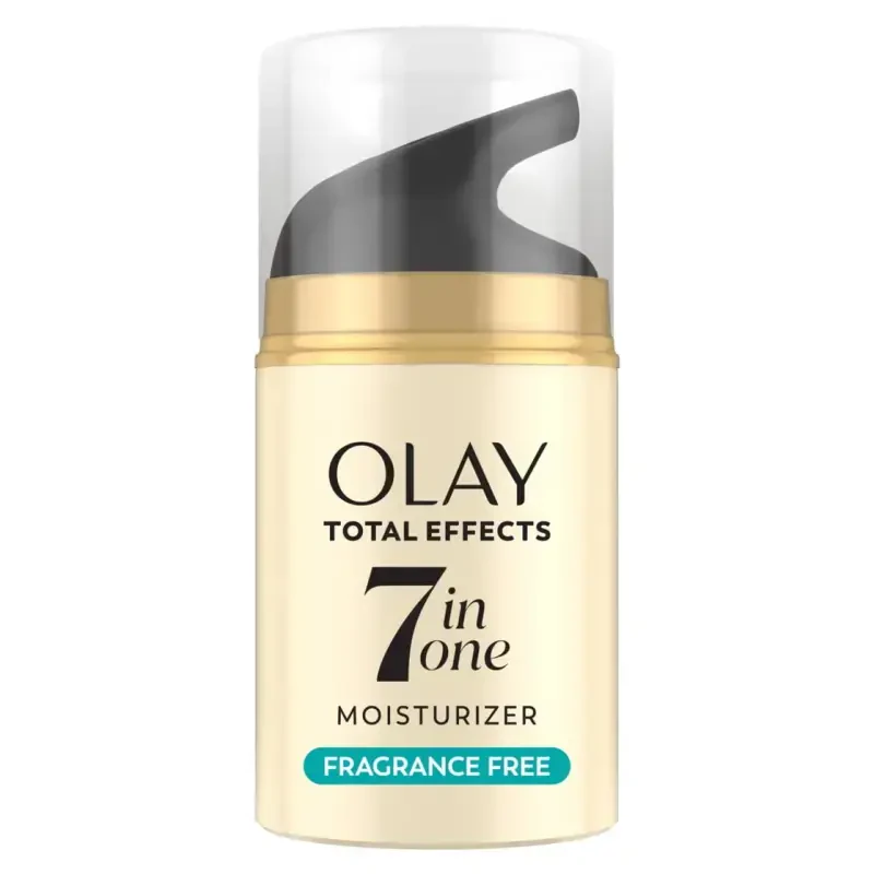 Olay Total Effects Face Moisturizer, Fragrance-Free, Everyday Care for All Skin, 1.7 fl oz - OLAY