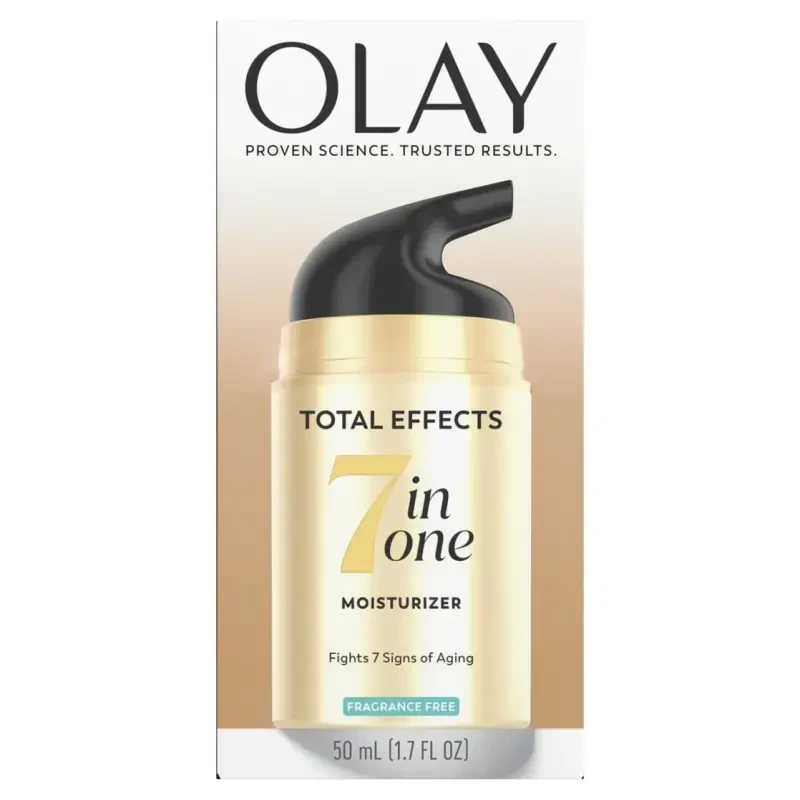 Olay Total Effects Face Moisturizer, Fragrance-Free, Everyday Care for All Skin, 1.7 fl oz - 10