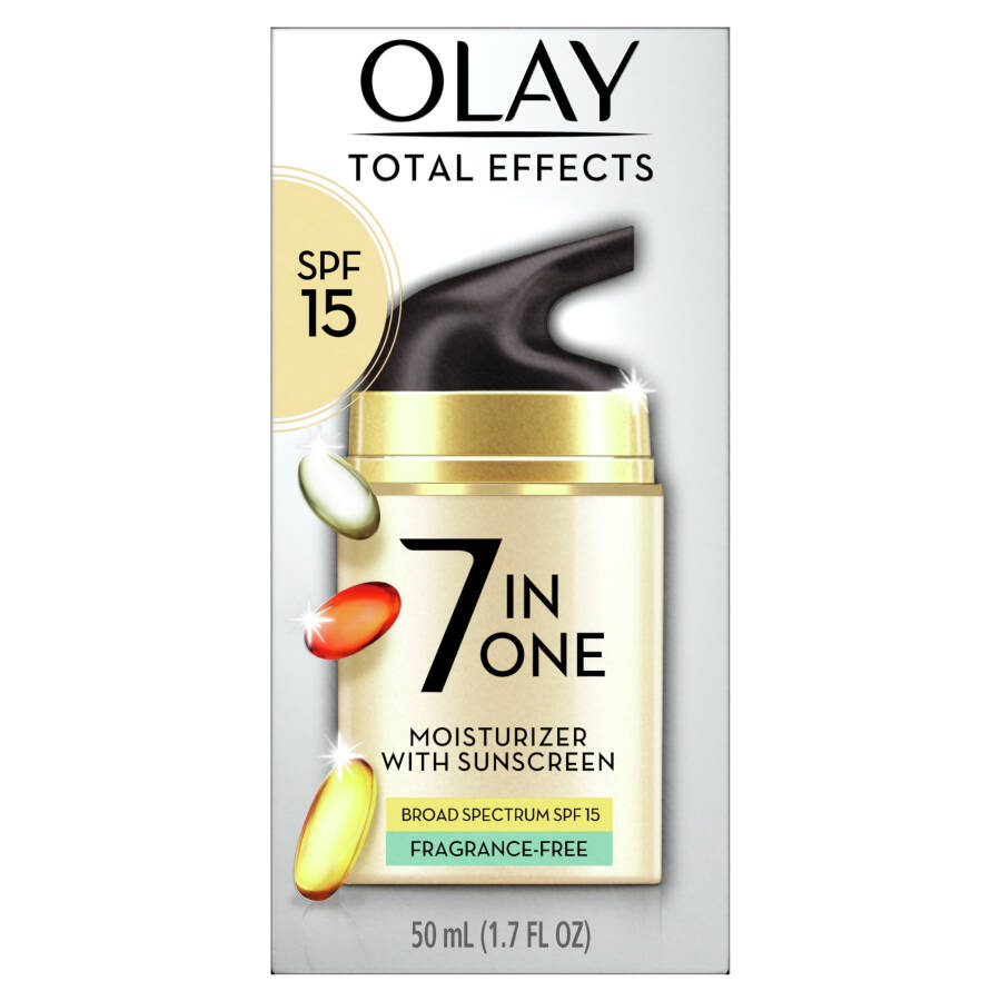 Olay Total Effects Face Moisturizer SPF 15, Combination Skin, Fragrance-Free, 1.7 fl oz - 7