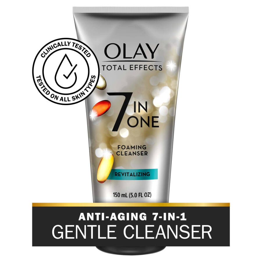 Olay Total Effects Revitalizing Foaming Facial Cleanser, All Skin Types 5.0 fl oz - 1