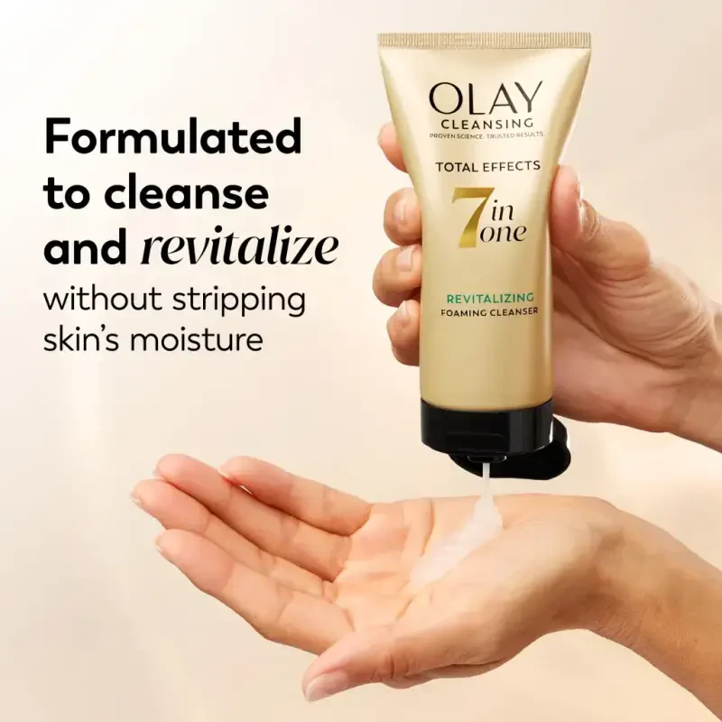 Olay Total Effects Revitalizing Foaming Facial Cleanser, All Skin Types 5.0 fl oz - 7