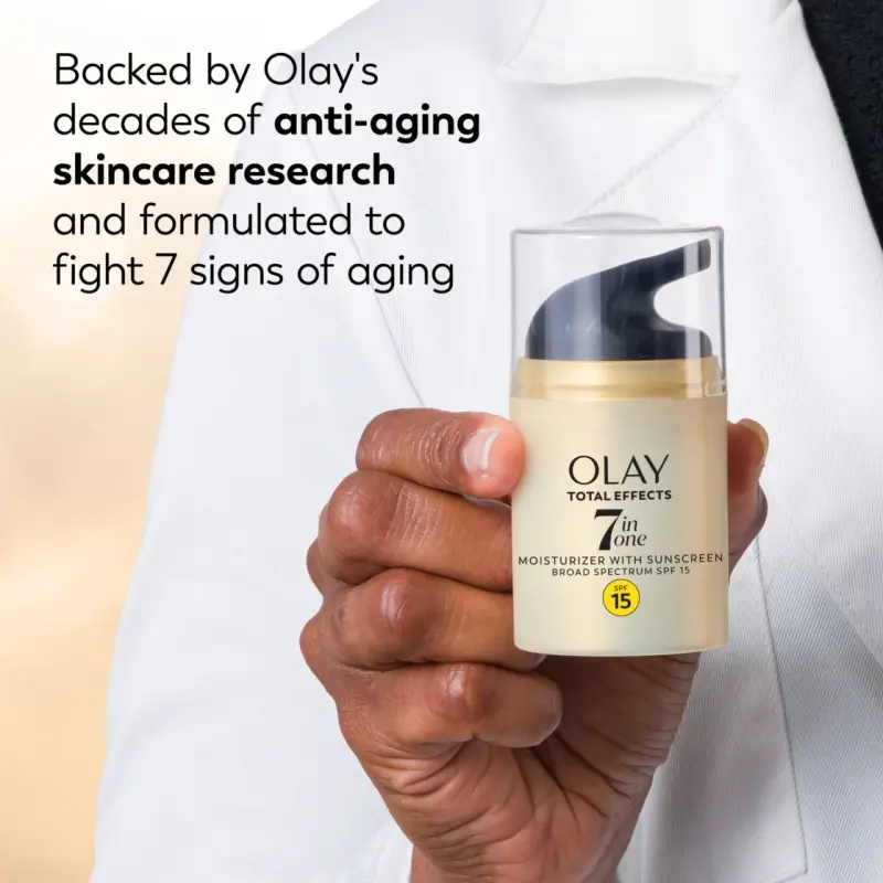 Olay Total Effects Face Moisturizer SPF 15, Fragrance-Free, 1.7 fl oz- - 10