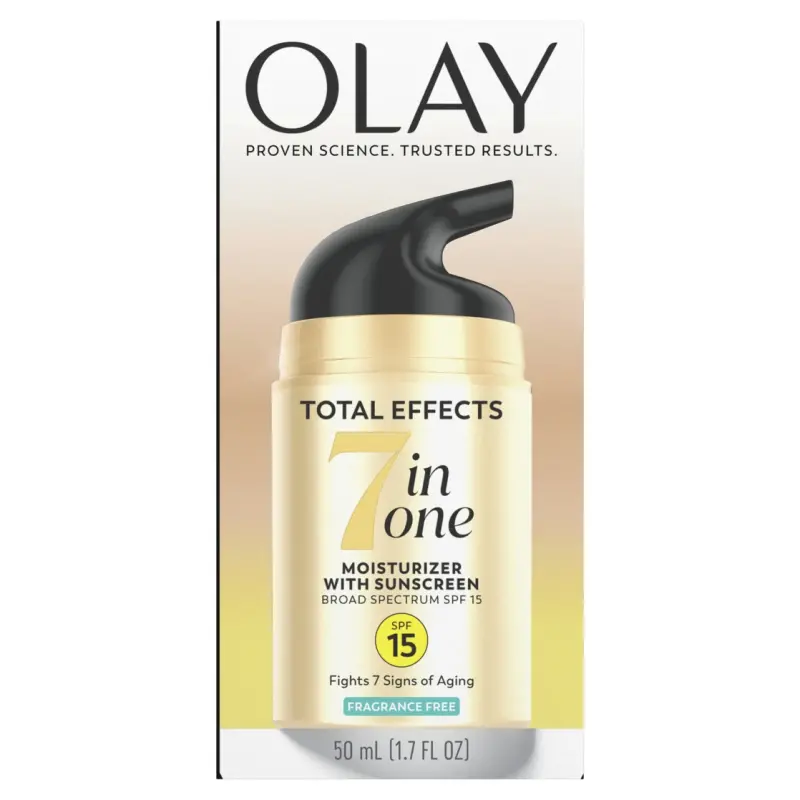 Olay Total Effects Face Moisturizer SPF 15, Fragrance-Free, 1.7 fl oz- - 11