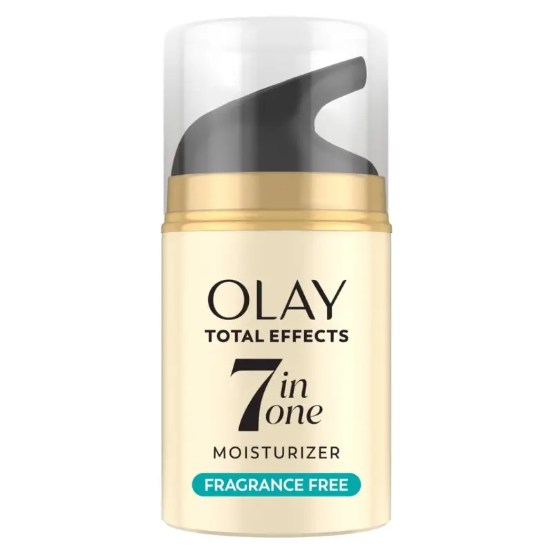 Olay Total Effects Face Moisturizer, Fragrance-Free, Everyday Care for All Skin, 1.7 fl oz - 1
