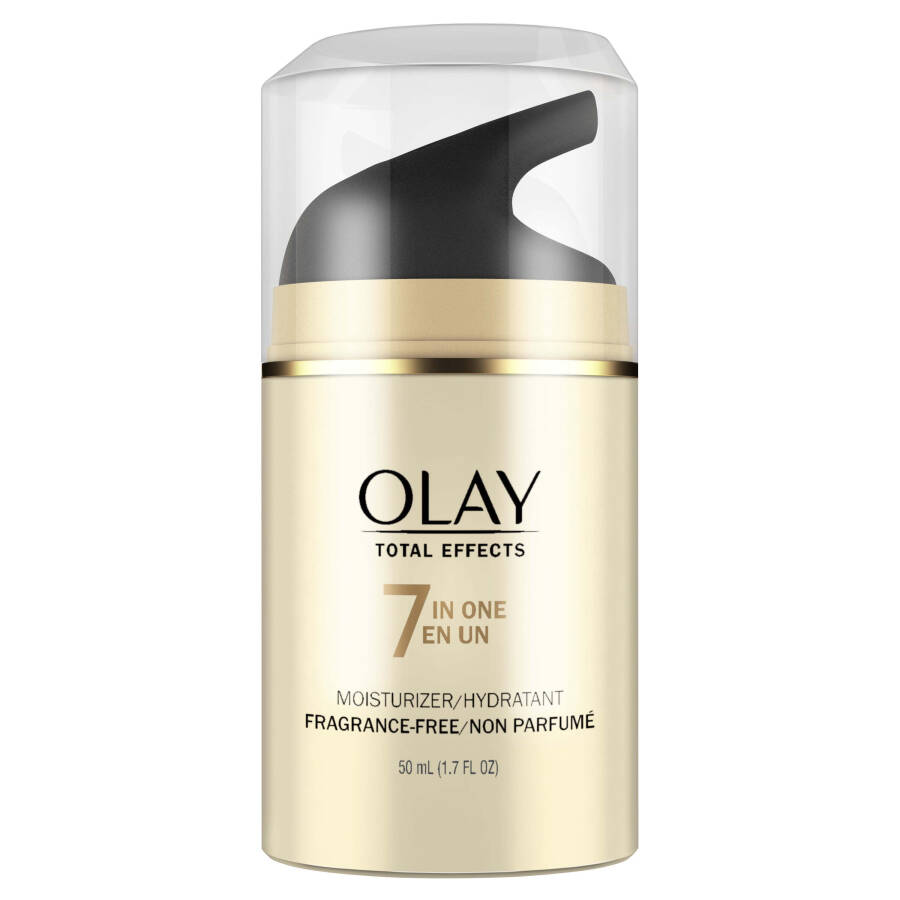 Olay Total Effects Yüz Nemlendiricisi, Kokusuz, Her Cilt Tipi için Günlük Bakım, 1.7 fl oz - 7