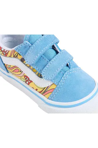 Old Skool V Bebek Günlük Ayakkabı VN000CS6BOX1 Beyaz-VN09R - 4