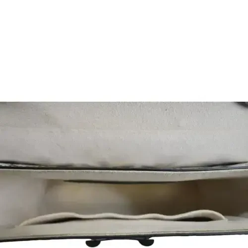 Oldindan foydalanilgan LOUIS VUITTON LV Twist Graphic MM Teri Yelka sumkasi Qora - 13