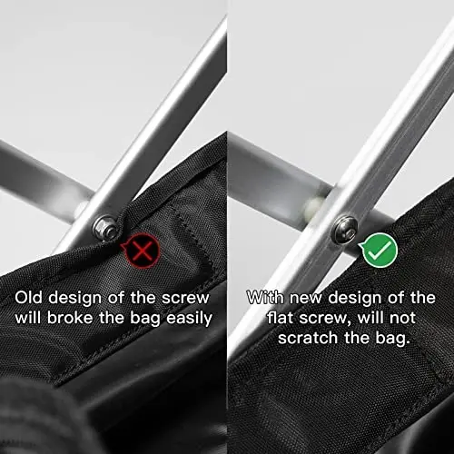 OLE ANDIGO Tennis Balls Hopper Tennis Ball Basket with Side Pockets Lightweight Tennis Ball Cart Holds 160 Balls, Portable Sports Teaching Cart with Wheels for Tennis Player - 2