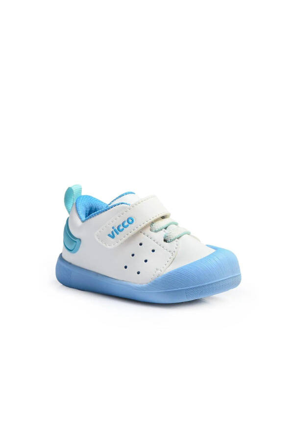 Oli Orthopedic Baby Boy Blue First Step Shoes - 1