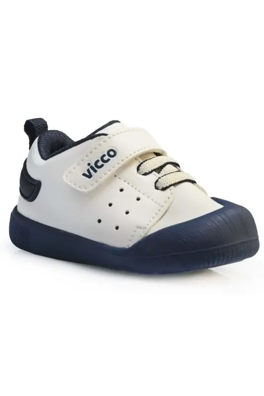 Oli Orthopedic Baby Boy Navy Blue First Step Shoes - 3