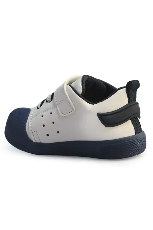 Oli Orthopedic Baby Boy Navy Blue First Step Shoes - 4