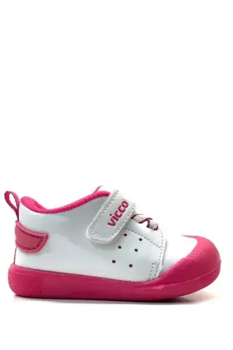 Oli Orthopedic Baby Girl Fuchsia First Steps Shoes - 1