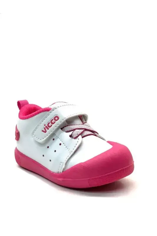 Oli Orthopedic Baby Girl Fuchsia First Steps Shoes - 2