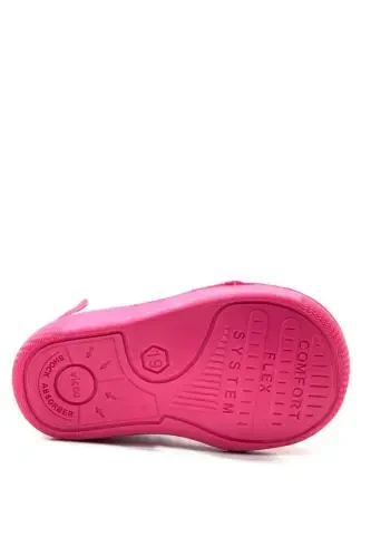 Oli Orthopedic Baby Girl Fuchsia First Steps Shoes - 5