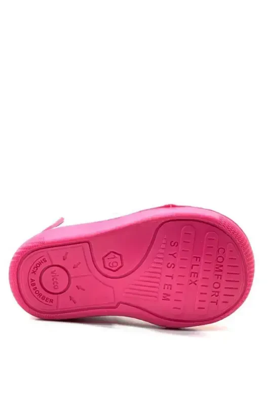 Oli Orthopedic Baby Girl Fuchsia First Steps Shoes - 5