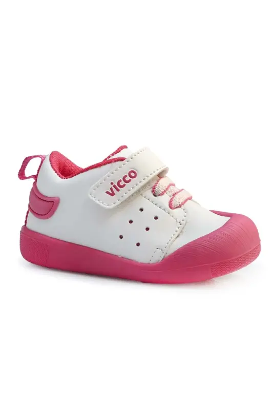 Oli Orthopedic Baby Girl Fuchsia First Steps Shoes - 2