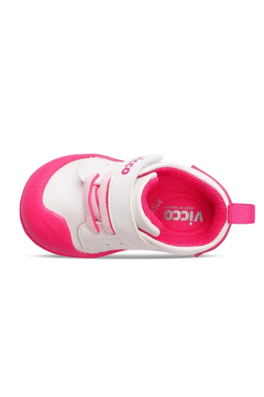 Oli Orthopedic Baby Girl Fuchsia First Steps Shoes - 5