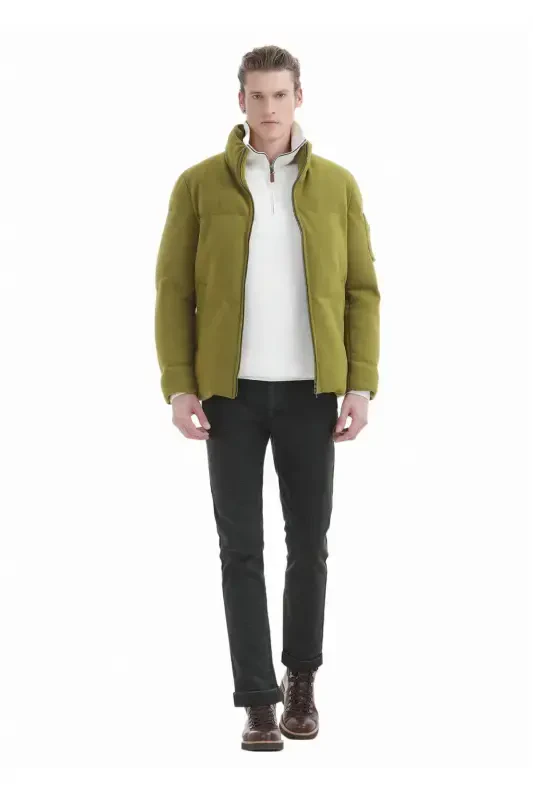 Olive Green Woven Jacket - 2