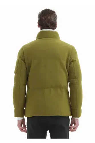 Olive Green Woven Jacket - 7