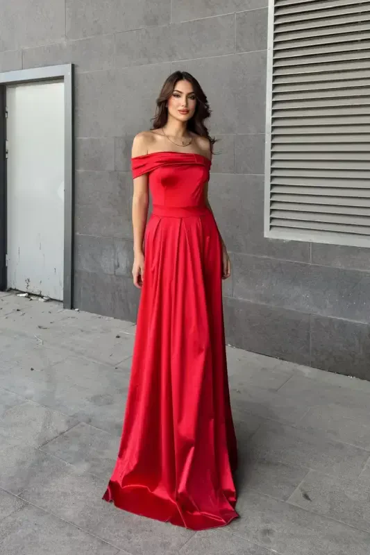 Oliver crew neck evening dress - 2