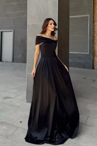 Oliverr Cowl Neck Evening Dress - SINDIMODA (1)