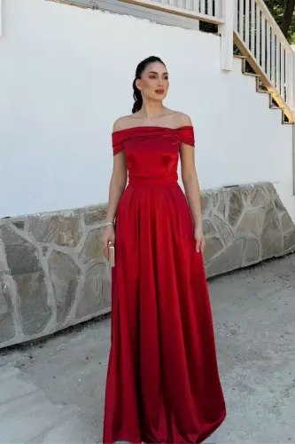 Oliverr Madonna Yaka Abiye - Bordo 