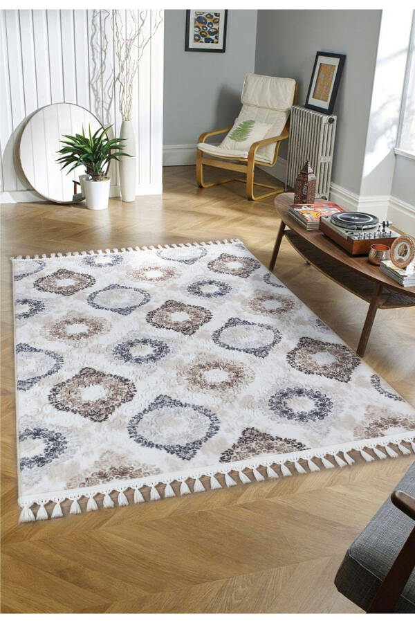 Olivia LV Scandinavian Rug Premium Quality Living Room, Kitchen, Hallway, Corridor Rug 7004 - 1