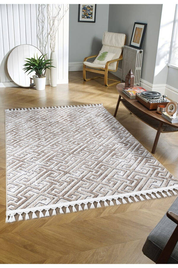 Olivia Scandinavian Rug Premium Quality Living Room, Kitchen, Hallway, Corridor Rug 7008 - 7