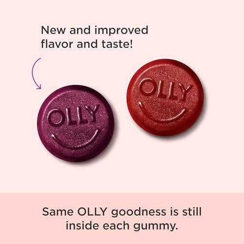 OLLY Men's Multivitamin Gummy, Vitamins A, C, D, E, B, Zinc, Blackberry Flavor, 45 Day Supply - 90 Count - 2