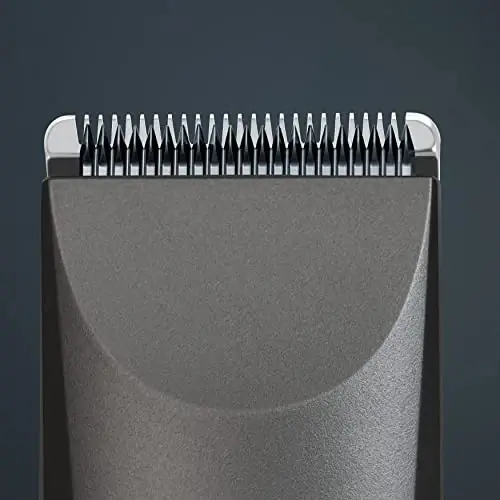 OLOV Electric Body Hair Trimmer - Groin Trimmer for Men - Bikini Trimmer Women - Wet/Dry Shaver Groomer, Replaceable Ceramic Blade Heads, USB Recharge Dock, Waterproof Hygiene Razor, Grey - 3