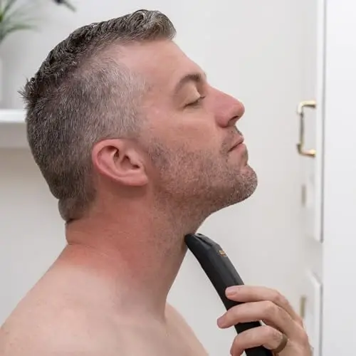 OLOV Erkaklar uchun Soqol Trimmeri, 21 qismli Hammasi birlashgan Erkaklar uchun Parvarish To'plami va Soch Kesuvchi Mashinasi, Burun, Quloq, Tana va Yuz, USB Qayta zaryadlanadigan Elektr Tıraş Qiluvchi - 6