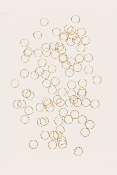 Oltin rangli soch zargarlik buyumlari to'plami 50 dona - Modazone (1)