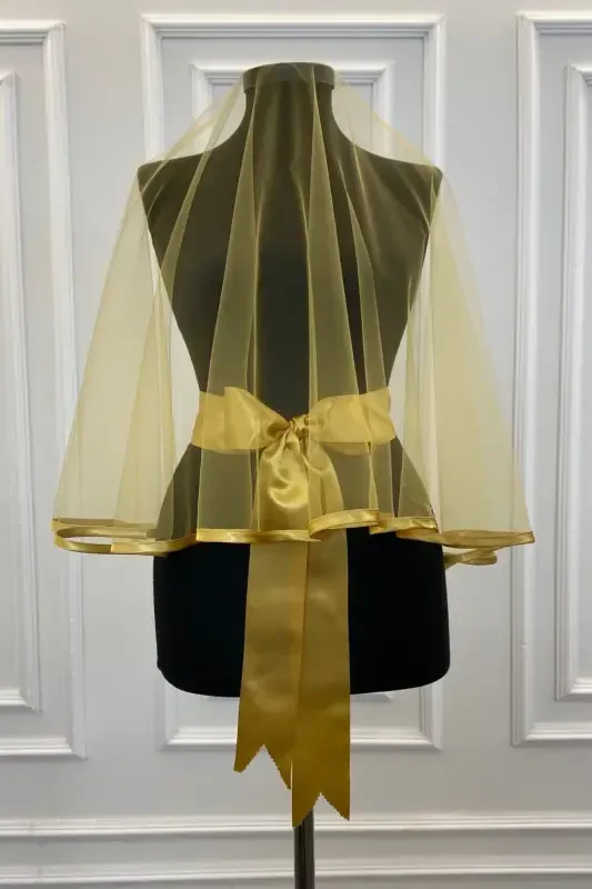 Oltin Xina Pardasi, Oltin Biyeli Kelin Pardasi To'plami-BIYELIGOLD - 5