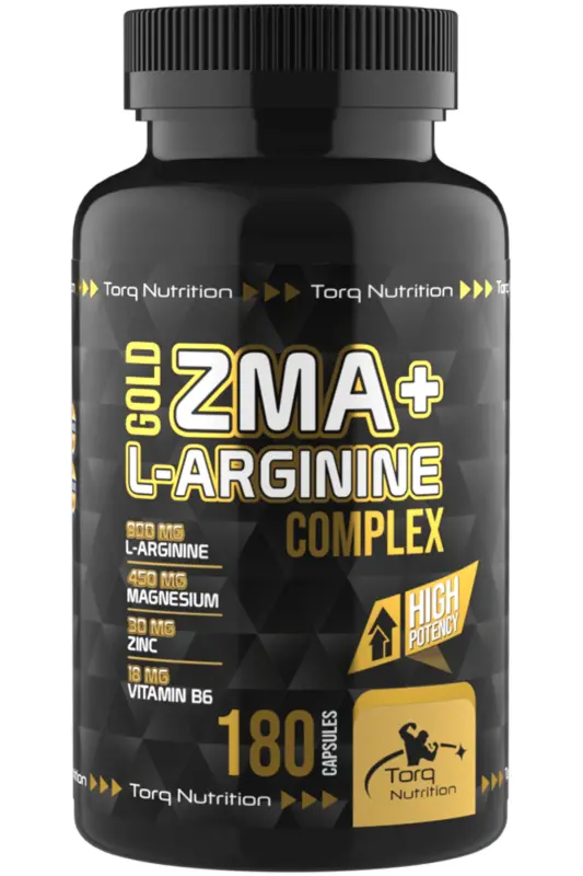 Oltin Zma L-arginin Kompleksi 180 Kapsula - TORQ NUTRITION