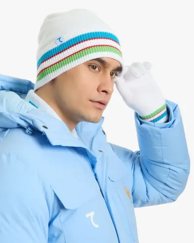 OLYMPIC 2026 Beanie - WHITE - 7SABER (1)