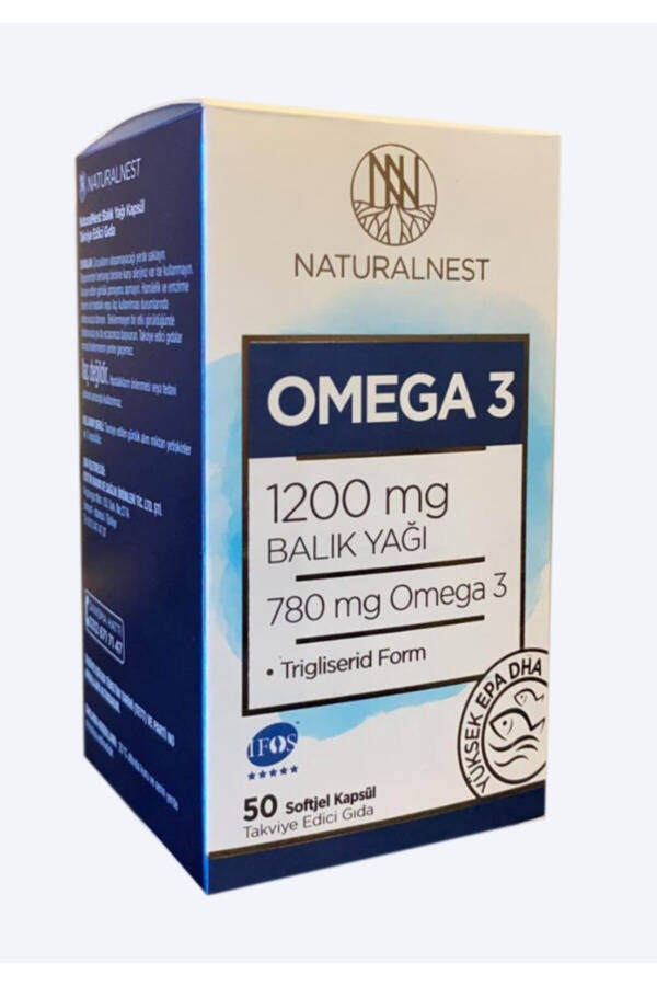 Omega 3 1200mg 50 Capsules - 1