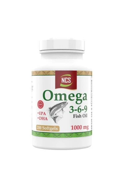 Omega 3 6 9 Balık Yağı 200 Softgel - NCS