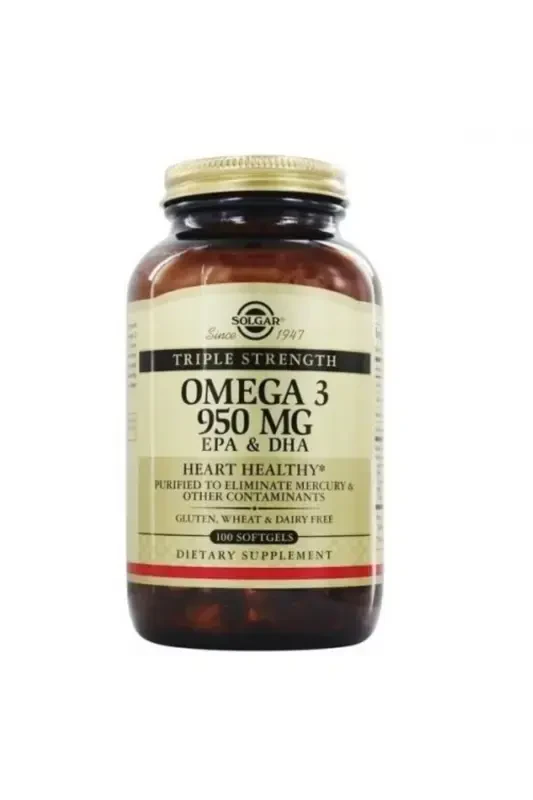 Omega 3 950 Mg 100 Kapsula Baliq Yog'i - SOLGAR